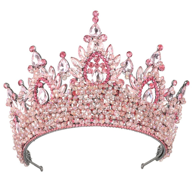 Luxury Rhinestone Baroque Queen Tiaras and Crowns for Women