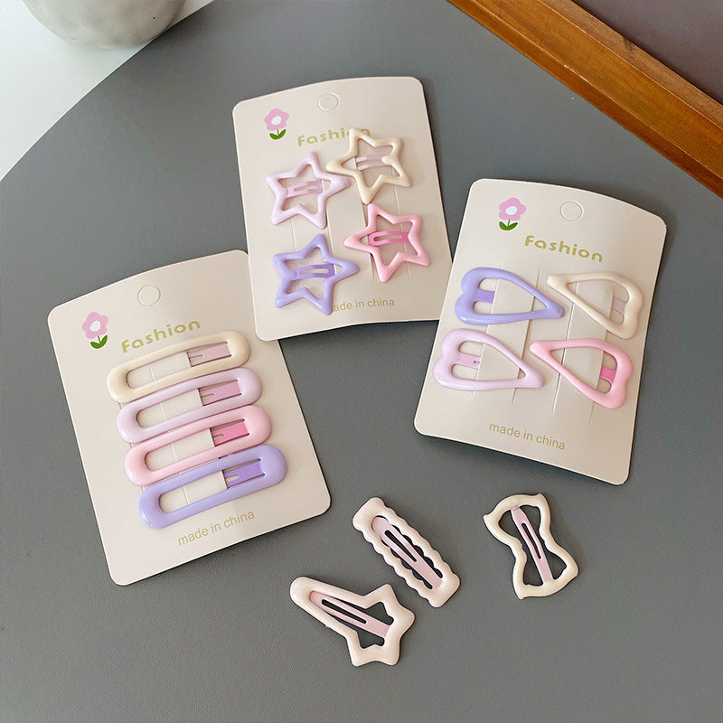 32pcs Set of Cute Cherry Blossom Series Hair Accessories: Star, Panda