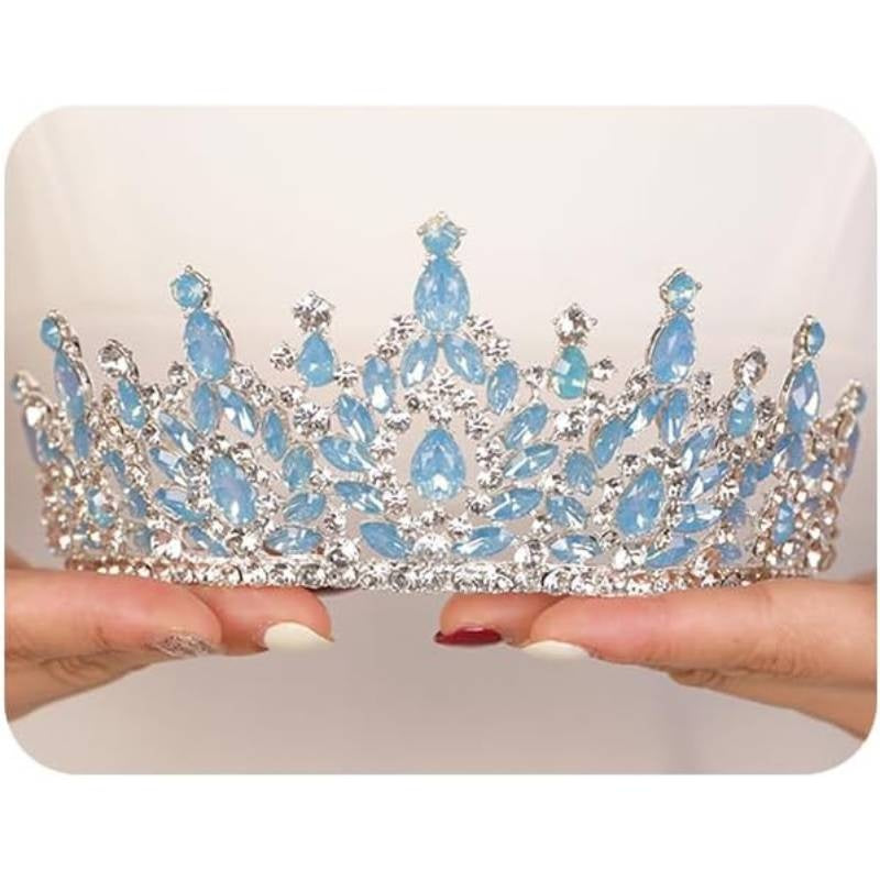 Crystal Crowns and Tiaras Headband for Women Princess Wedding Tiara for Birthday Party Prom Bridal Tiara Crown for Halloween Costume
