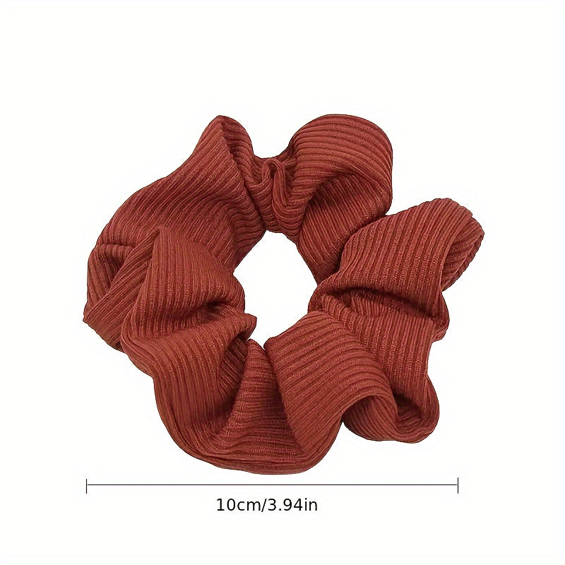 6\u002F12pcs Temperament Hair Ties Simple Ponytail Bun Hair Accessories