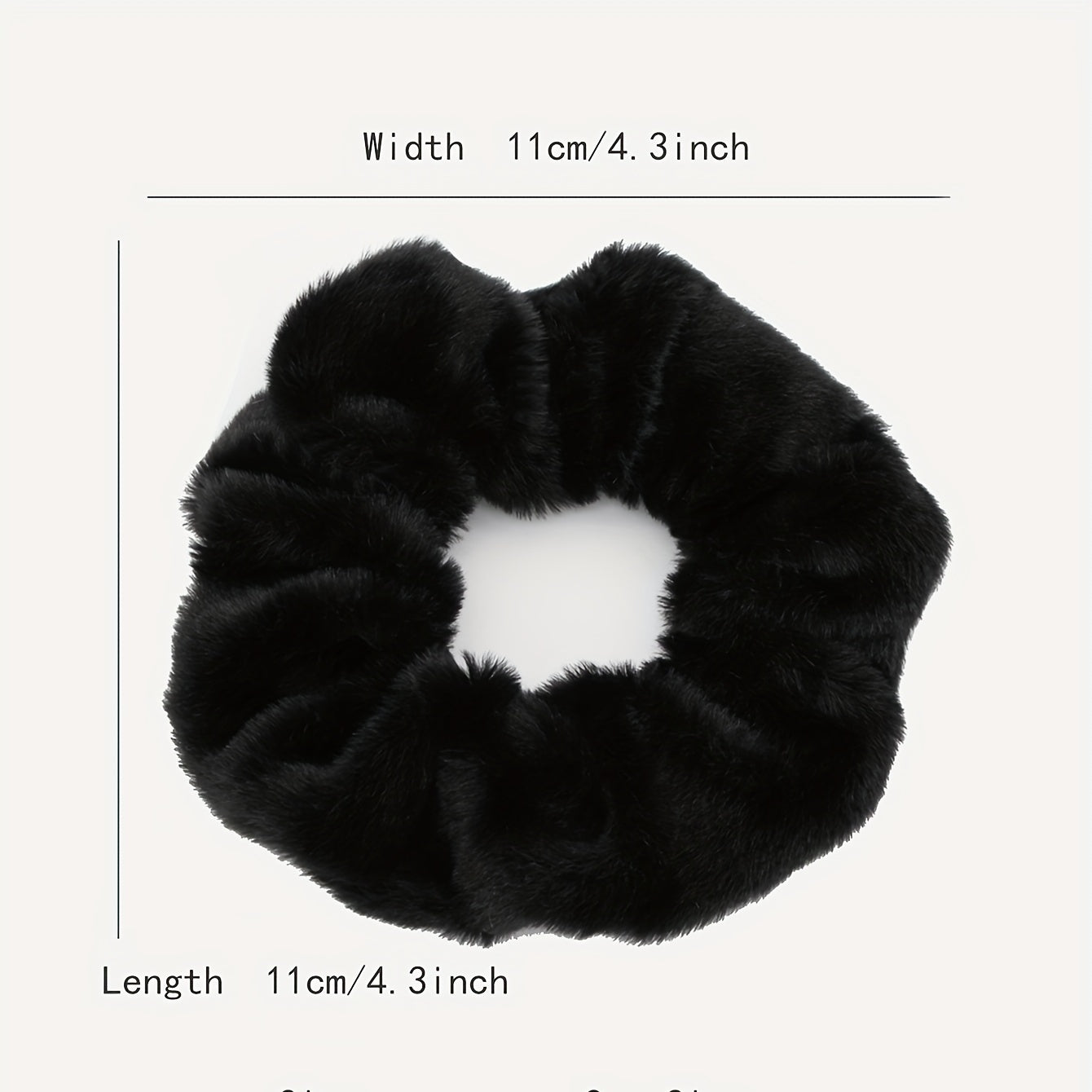 13pcs Solid Color Plush Hair Tie Fuzzy Hair Rope Soft Fall And Winter Hair Accessories For Women Girls