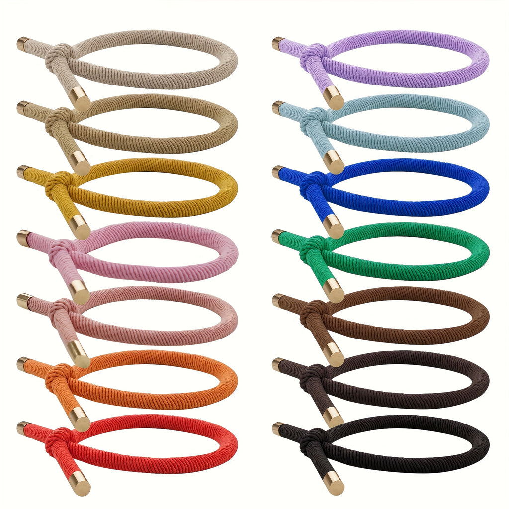 28pcs of Women's hair bands, elastic bands, knotted hair bands, ponytail clips, durable and unbreakable
