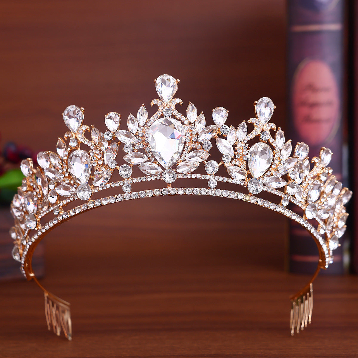 Luxury Tiara Fashion Bridal Hairdress, Dinner Party, Set Makeup Styling Accessories