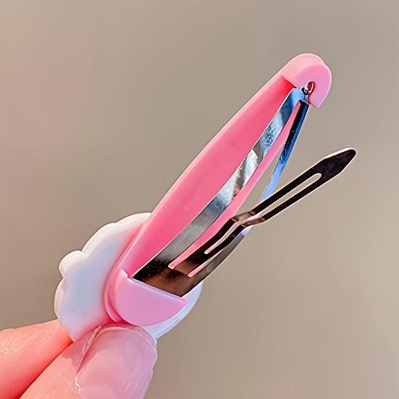 14pcs Cute Sweet Girl Fashion Hair Clips Set, Assorted Styles, Non-Damaging Resin Hair Grips